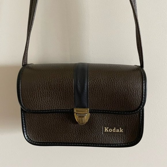 Vintage Kodak Leather Camera Bag with Shoulder Strap - Picture 5 of 11